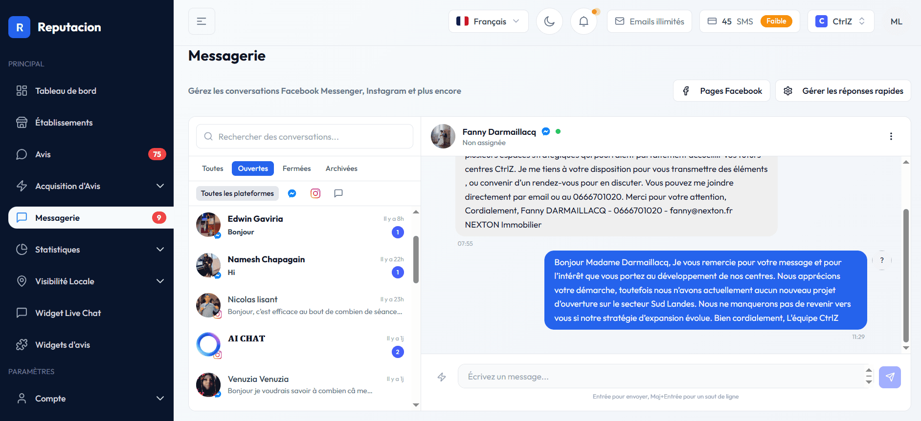 Messaging & Engagement