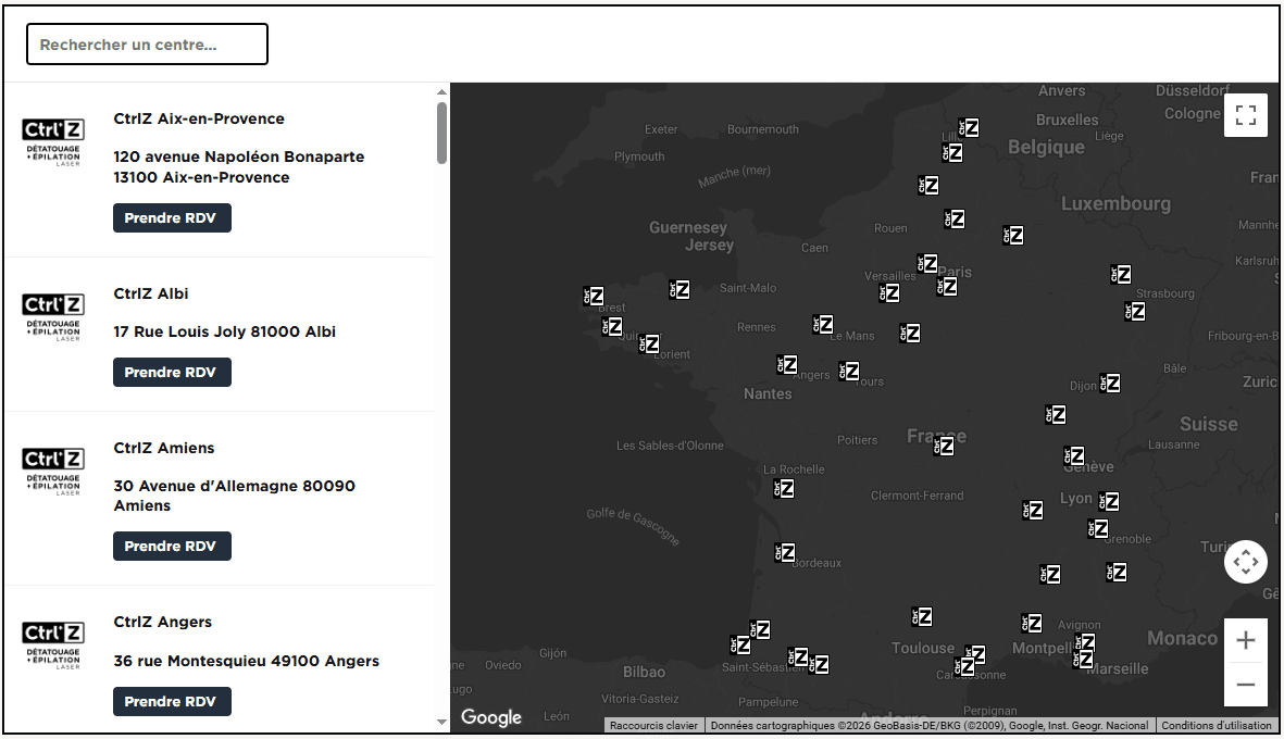 See the store locator in action