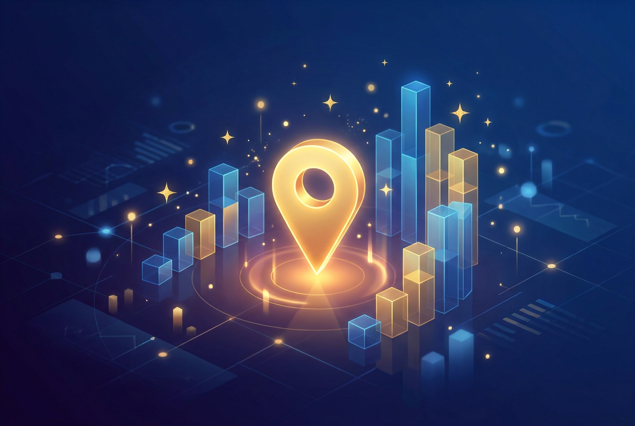 Visibilità locale su Google Maps e analytics di Reputacion