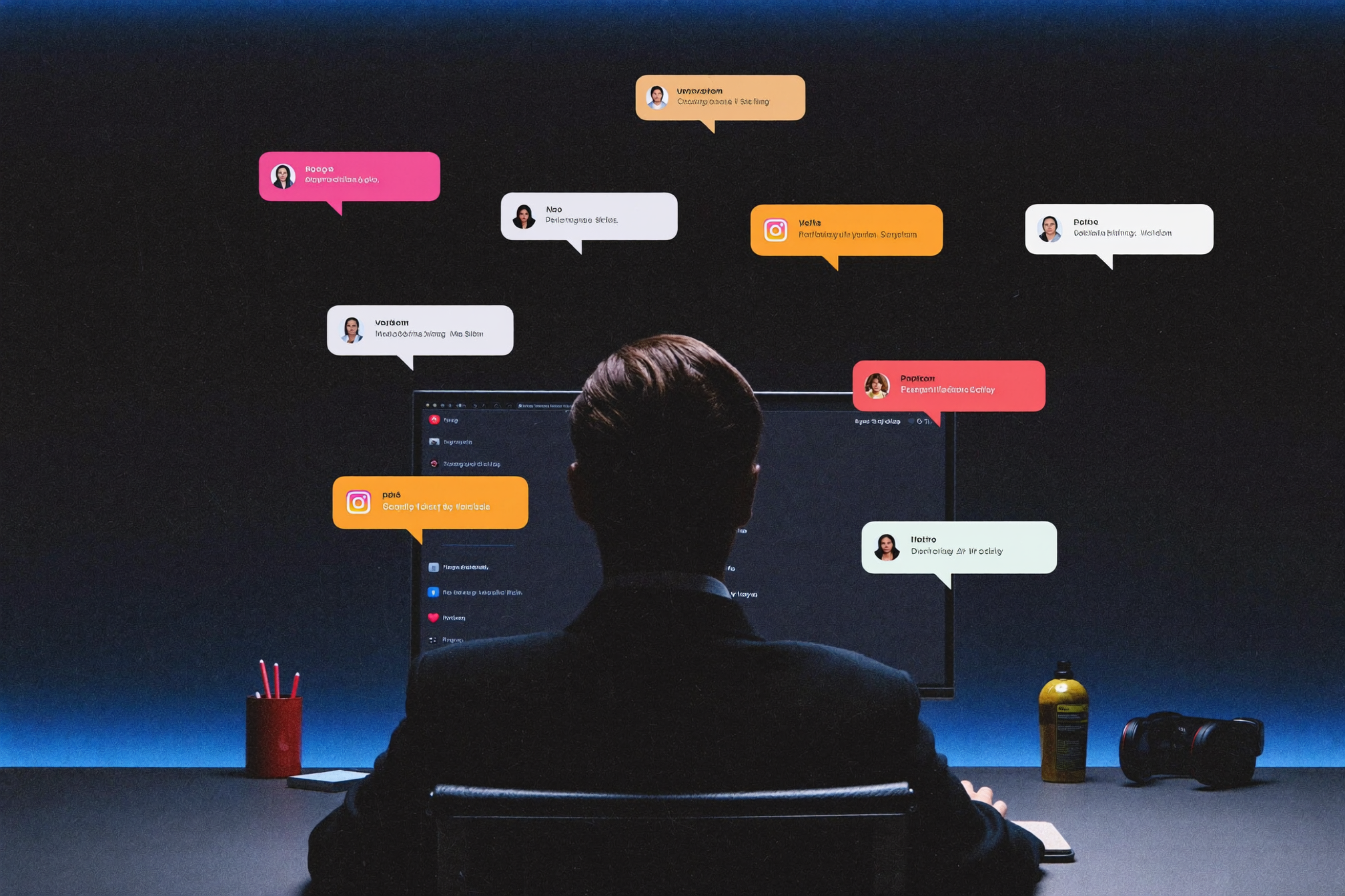 Messaggistica unificata Reputacion — messaggi Instagram e Facebook centralizzati