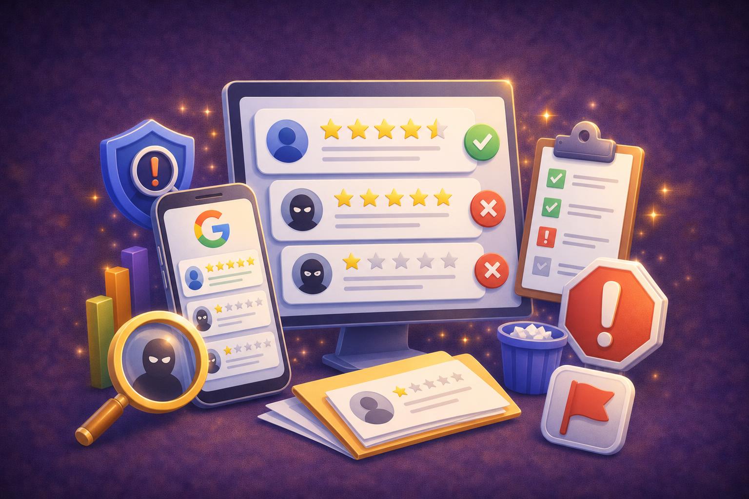 Featured image for: Google Bewertungen melden: Fake-Rezensionen und Missbrauch richtig anzeigen