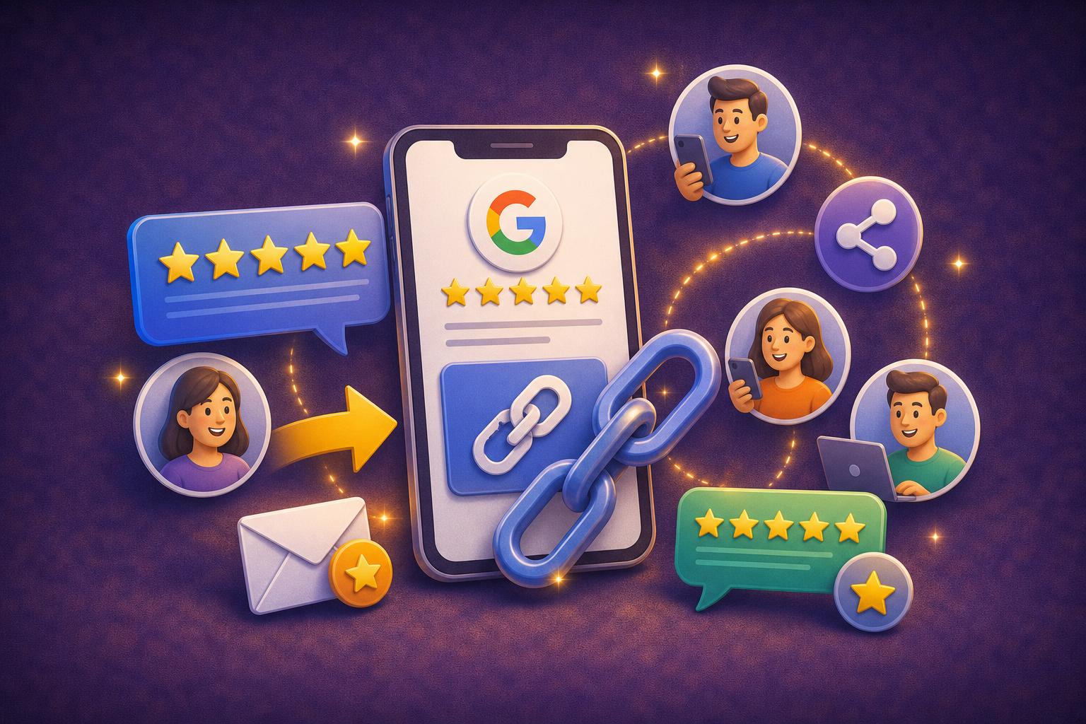 Featured image for: Link für Google Bewertungen erstellen und direkt mit Kunden teilen