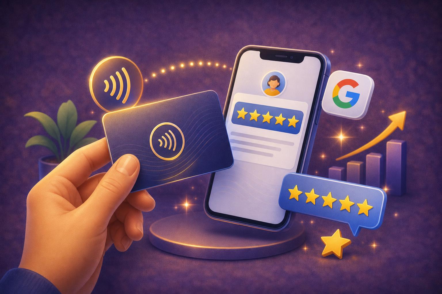 Featured image for: Tarjeta NFC para reseñas de Google: qué es y cómo puede aumentar tus valoraciones